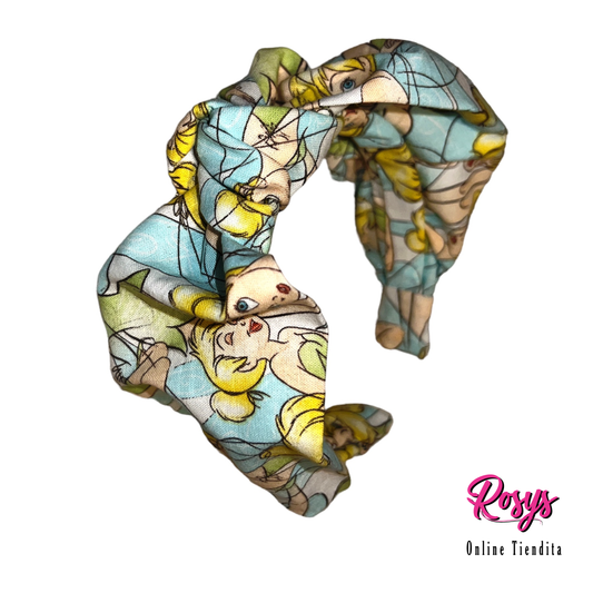 Tinkerbell Knotted Headband | Made By Rosy!