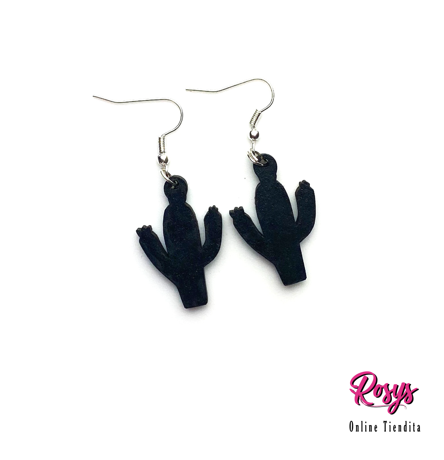 El Nopal Earrings | Cactus Dangle Wood Earrings