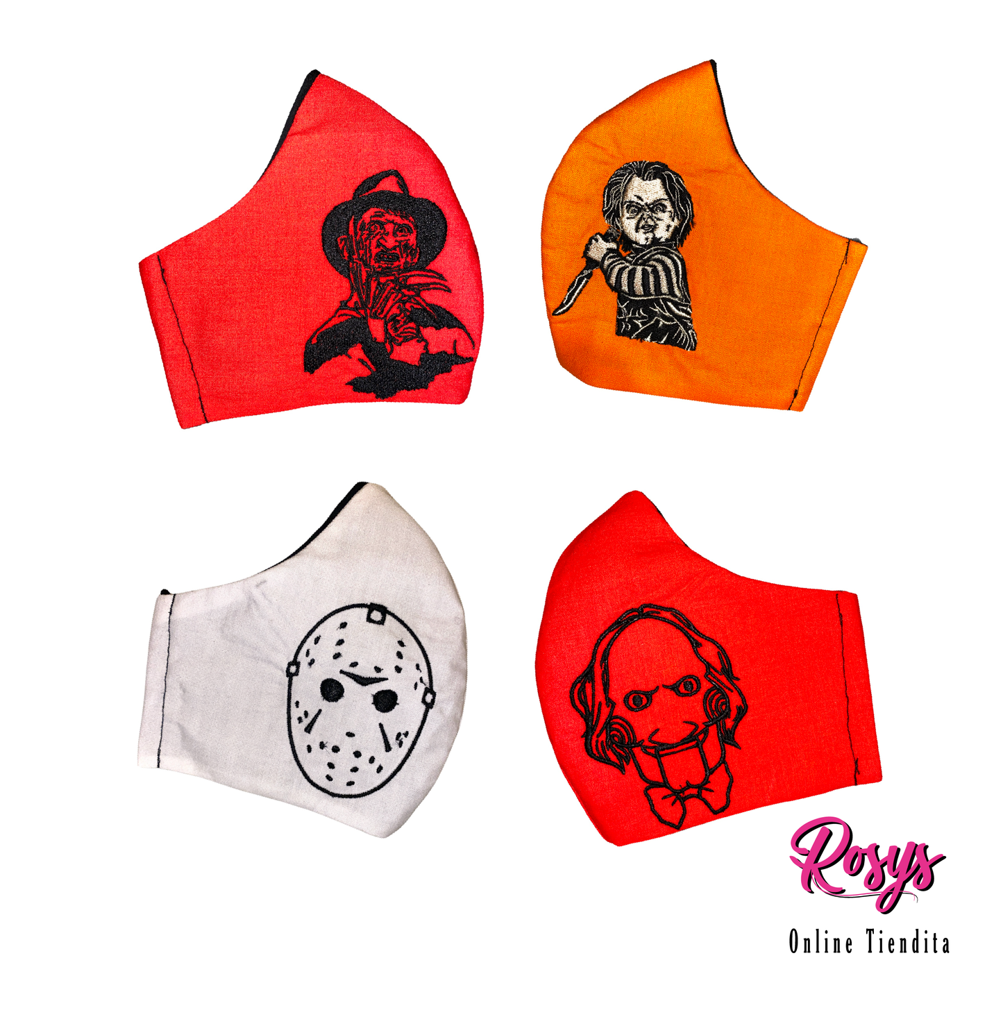 Friends of Horror Face Covers Bundle | 4 Pack