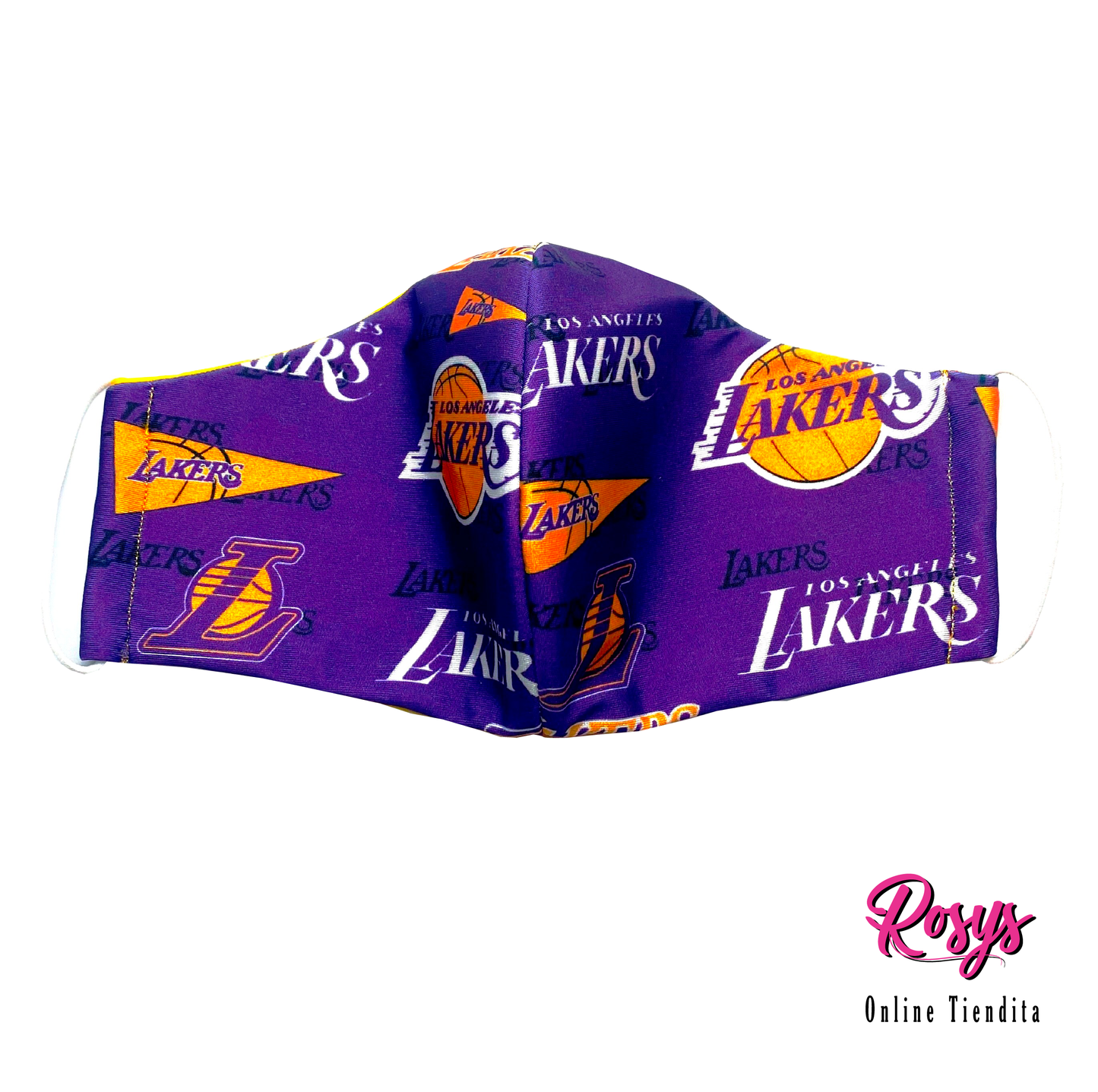 L.A. Lakers Face Cover | Medium Elastic Ear Band Face Cover