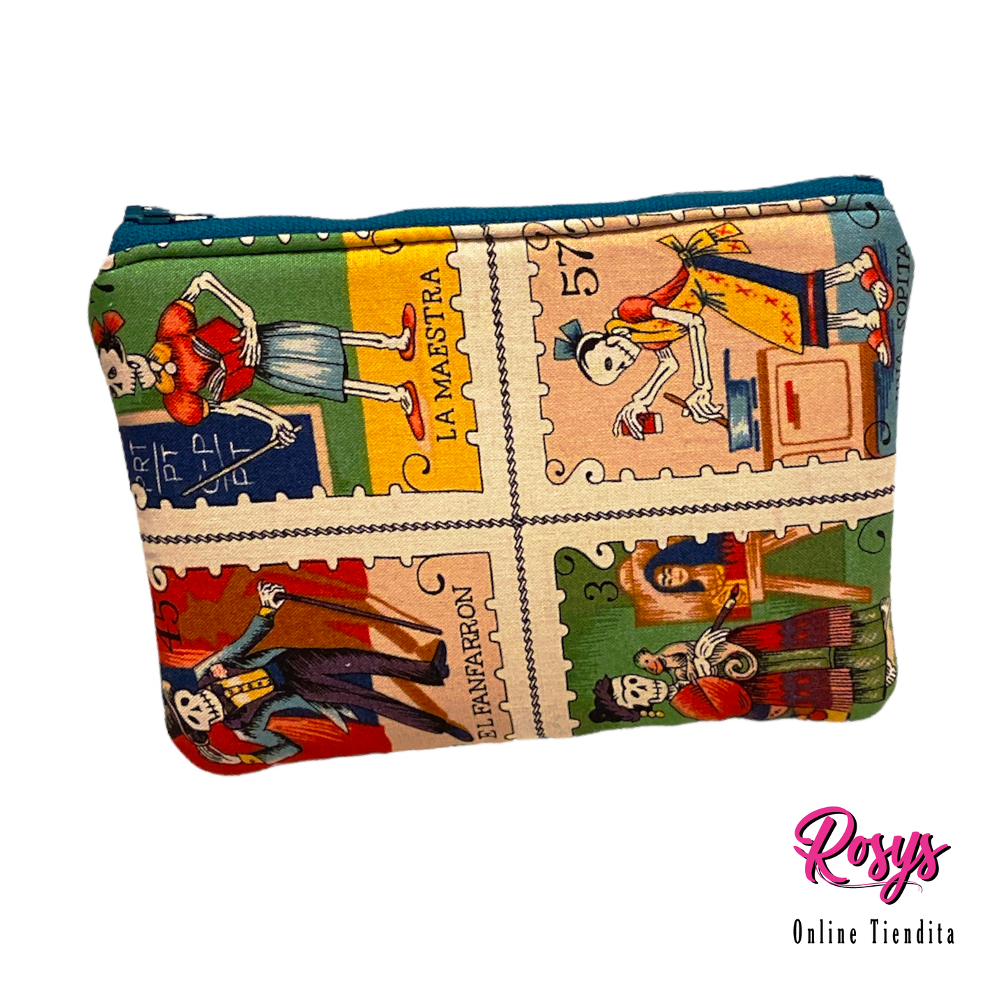Día De Los Muertos Loteria Coin Purse | Day of the Dead Loteria Coin Purse