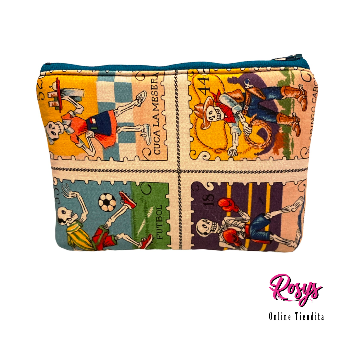 Día De Los Muertos Loteria Coin Purse | Day of the Dead Loteria Coin Purse