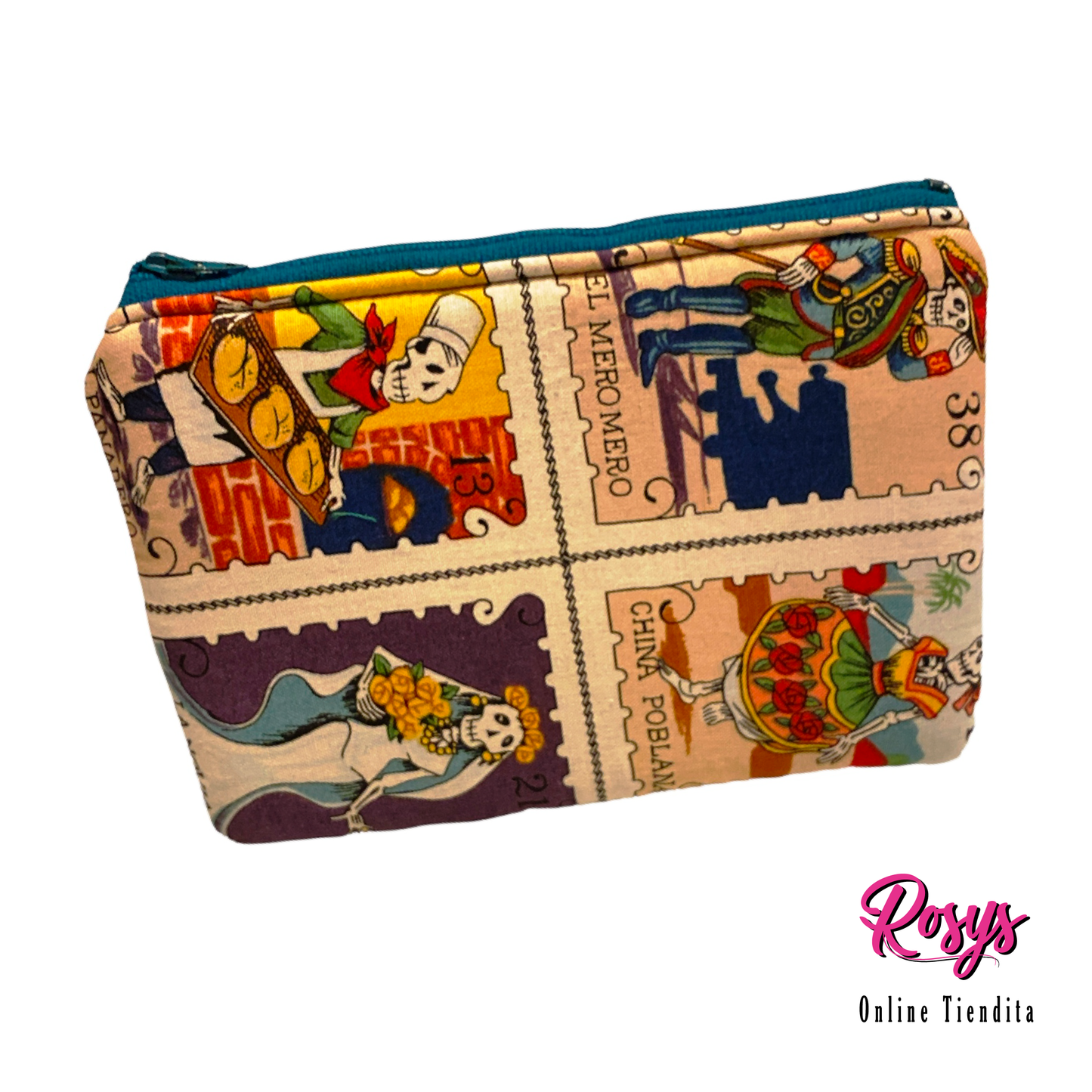 Día De Los Muertos Loteria Coin Purse | Day of the Dead Loteria Coin Purse