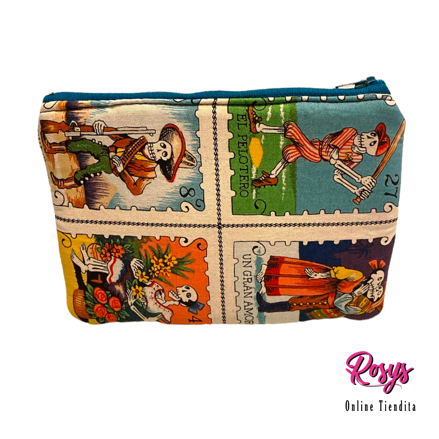 Día De Los Muertos Loteria Coin Purse | Day of the Dead Loteria Coin Purse