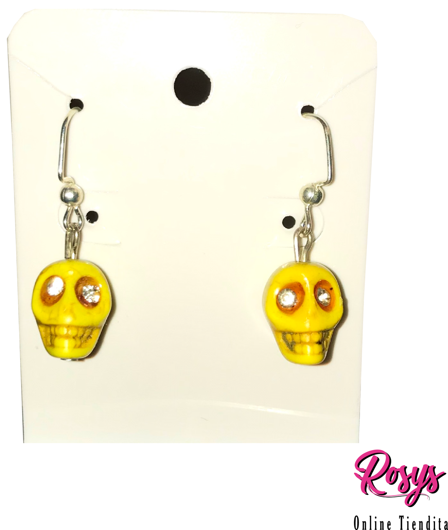 Mini Calacas Earrings | Mini Skulls Earrings