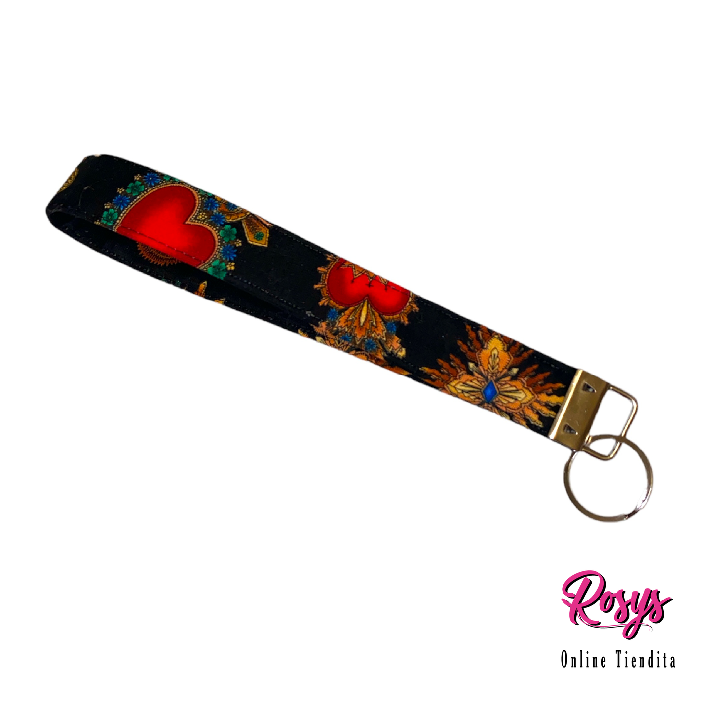 Sagrado Corazon Key Fob | Sacred Heart Key Fob Keychain