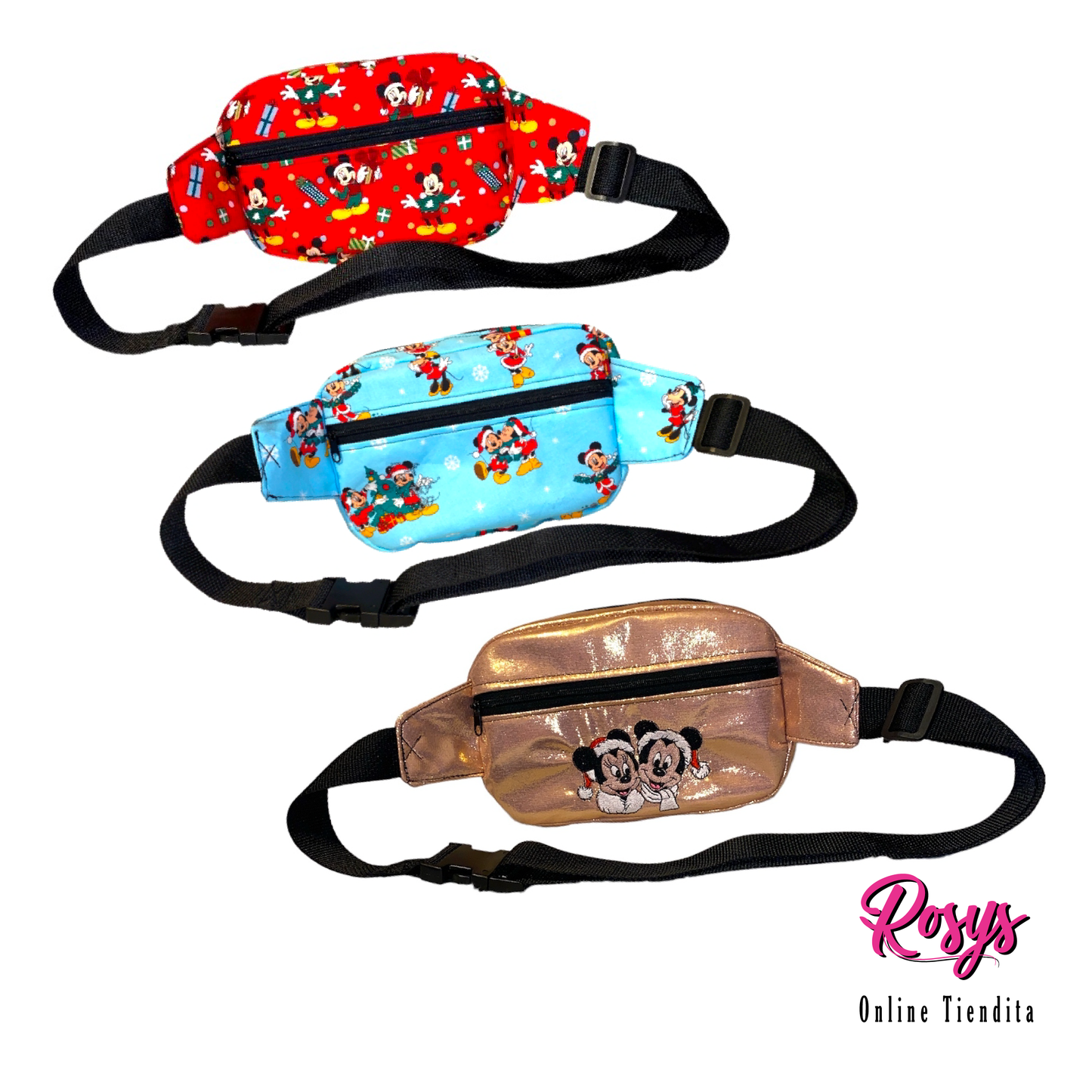 My Favorite Mouse Xmas Style Belt Bag | Made By Rosy!