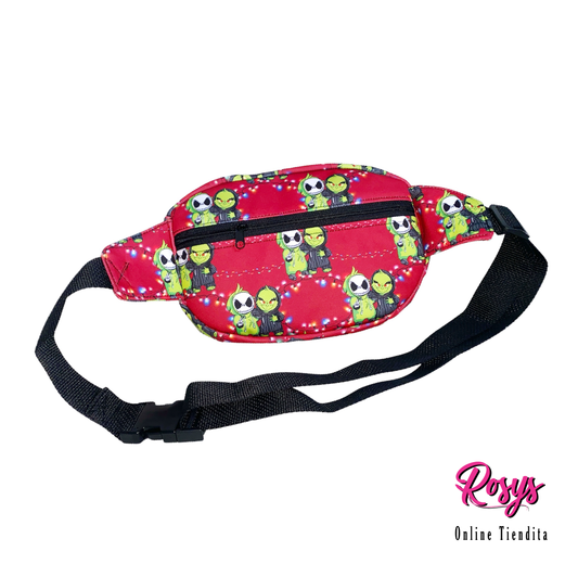Jack and Grinch Fanny Pack | Handmade Belt Bag | Made By Rosy!