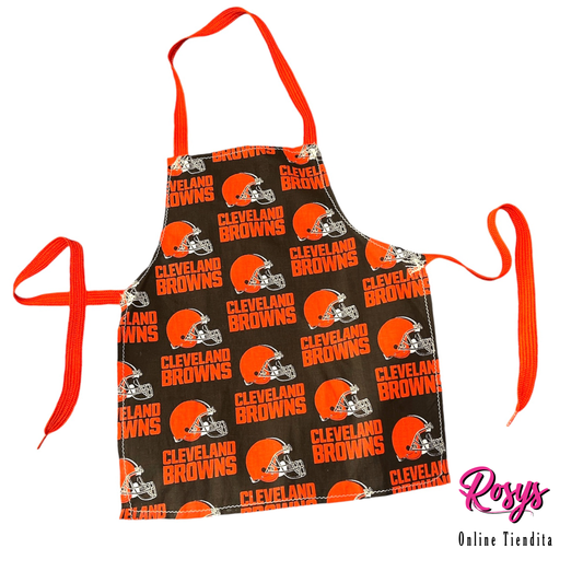Browns Football Kids Apron | Kids Aprons | Made By Rosy!