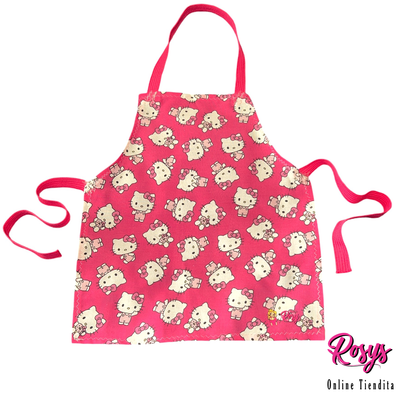 Hello Kitty Pink Kids Apron | Kids Aprons | Made By Rosy!