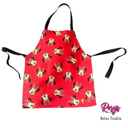 My Favorite Mouse Red Kids Apron | Kids Aprons | Made By Rosy!