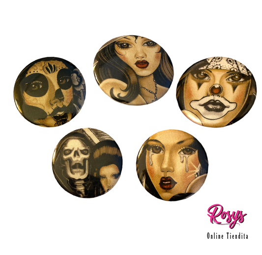La Vida Pin Back Button | Buttons