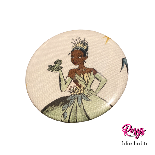 Princess Tiana Pin Back Button | Buttons
