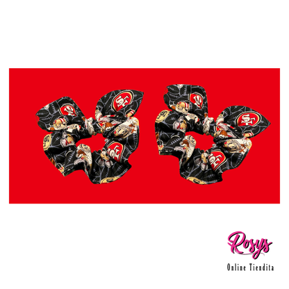 San Francisco 49rs Hair Scrunchie | 2 Pack Hair Scrunchies