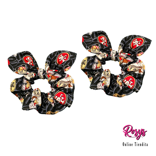 San Francisco 49rs Hair Scrunchie | 2 Pack Hair Scrunchies
