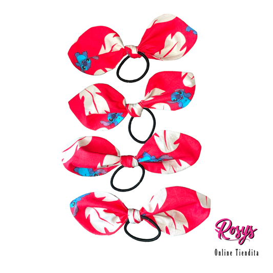 Stich Hair Bow Ties | 4 Pack Hair Ties