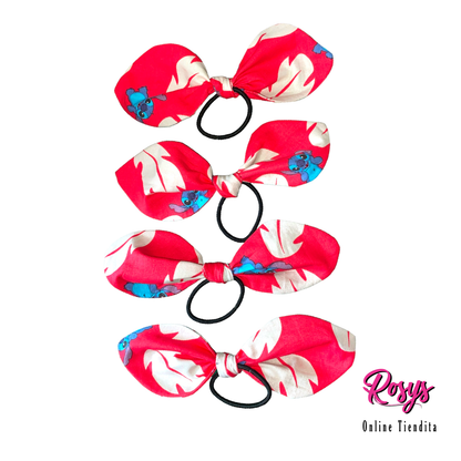 Stich Hair Bow Ties | 4 Pack Hair Ties