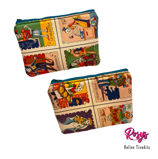 Día De Los Muertos Loteria Coin Purse | Day of the Dead Loteria Coin Purse