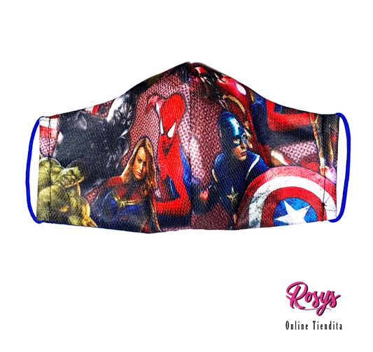 Los Avengers Face Cover | Medium Elastic Ear Band Face Cover