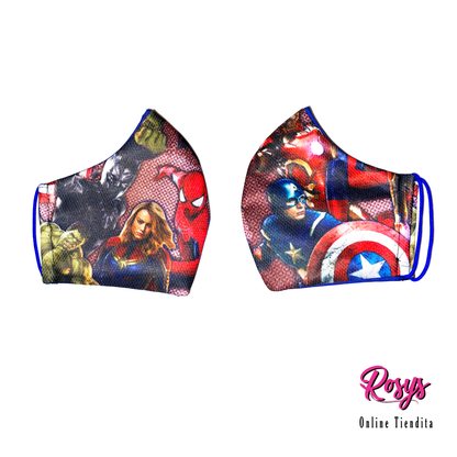 Los Avengers Face Cover | Medium Elastic Ear Band Face Cover