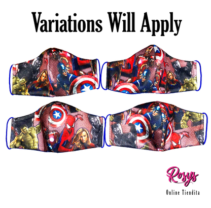 Los Avengers Face Cover | Medium Elastic Ear Band Face Cover