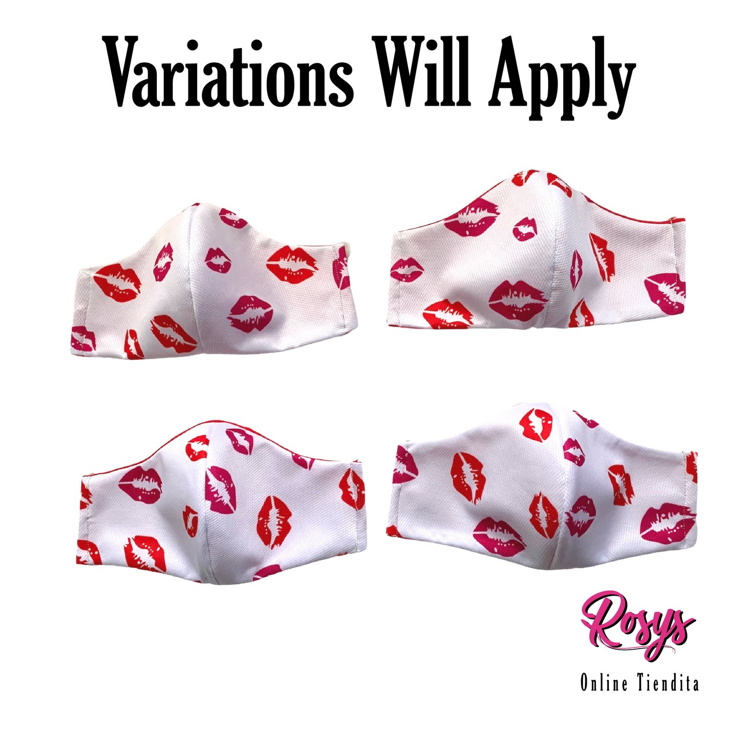 Sexy Lips Face Cover | Medium Elastic Ear Band Face Cover