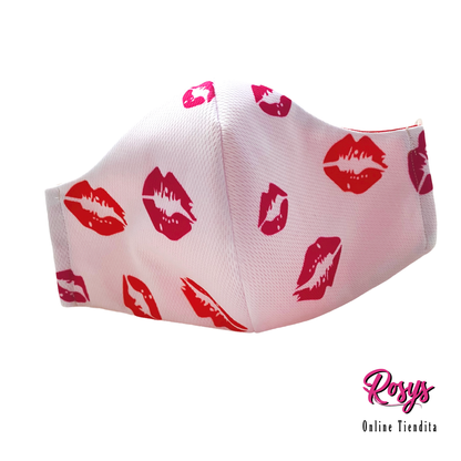 Sexy Lips Face Cover | Medium Elastic Ear Band Face Cover