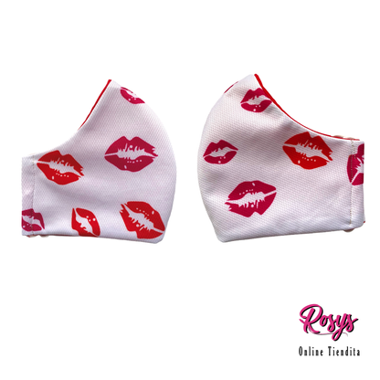 Sexy Lips Face Cover | Medium Elastic Ear Band Face Cover