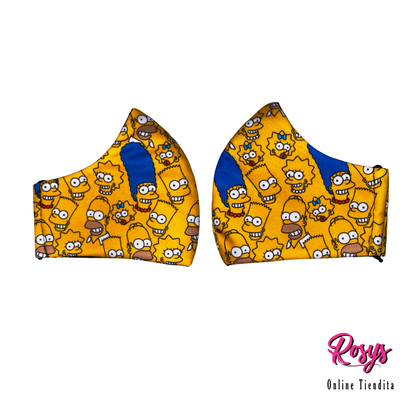 The Simpsons Face Cover | Medium Elastic Ear Band Face Cover