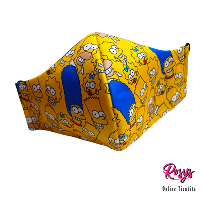 The Simpsons Face Cover | Medium Elastic Ear Band Face Cover